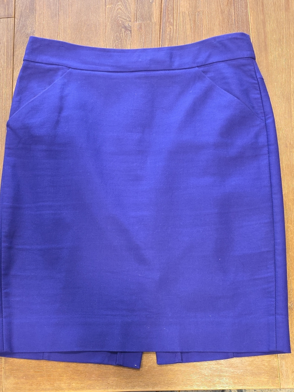 J. Crew Deep Purple Pencil Skirt